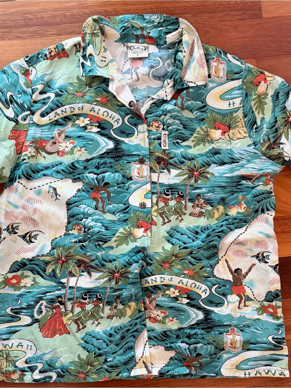 Boys size large Hawaiian shirt